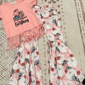 Pumpkin Everything Pink Kids Matching Set